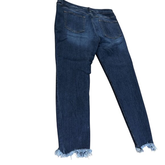 Just USA Size 32 Denim Jeans Button Fly Raw Hem - Picture 6 of 7